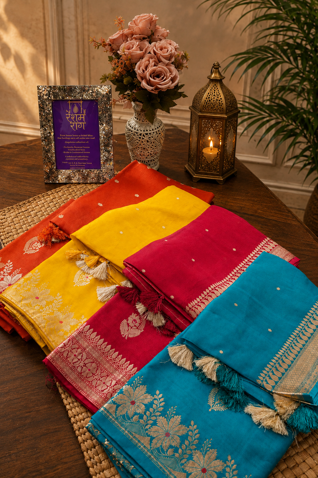 Pure Raw Silk Shirt & Bottom Kora Silk Dupatta