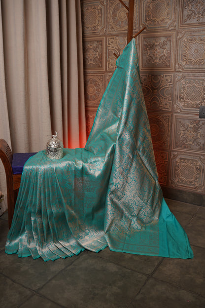 Pure Katan Pichwai Saree